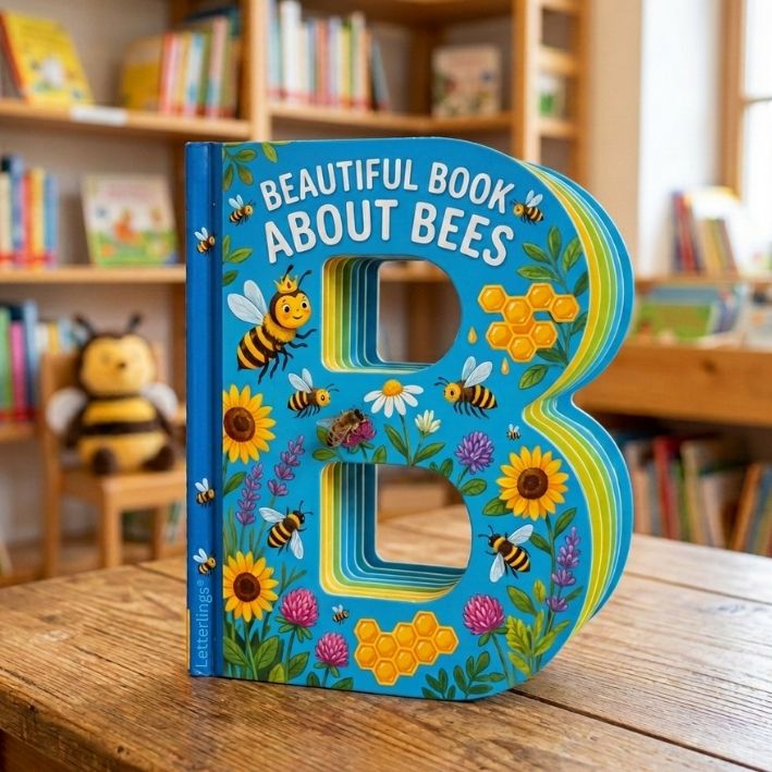 B Letterling for Book