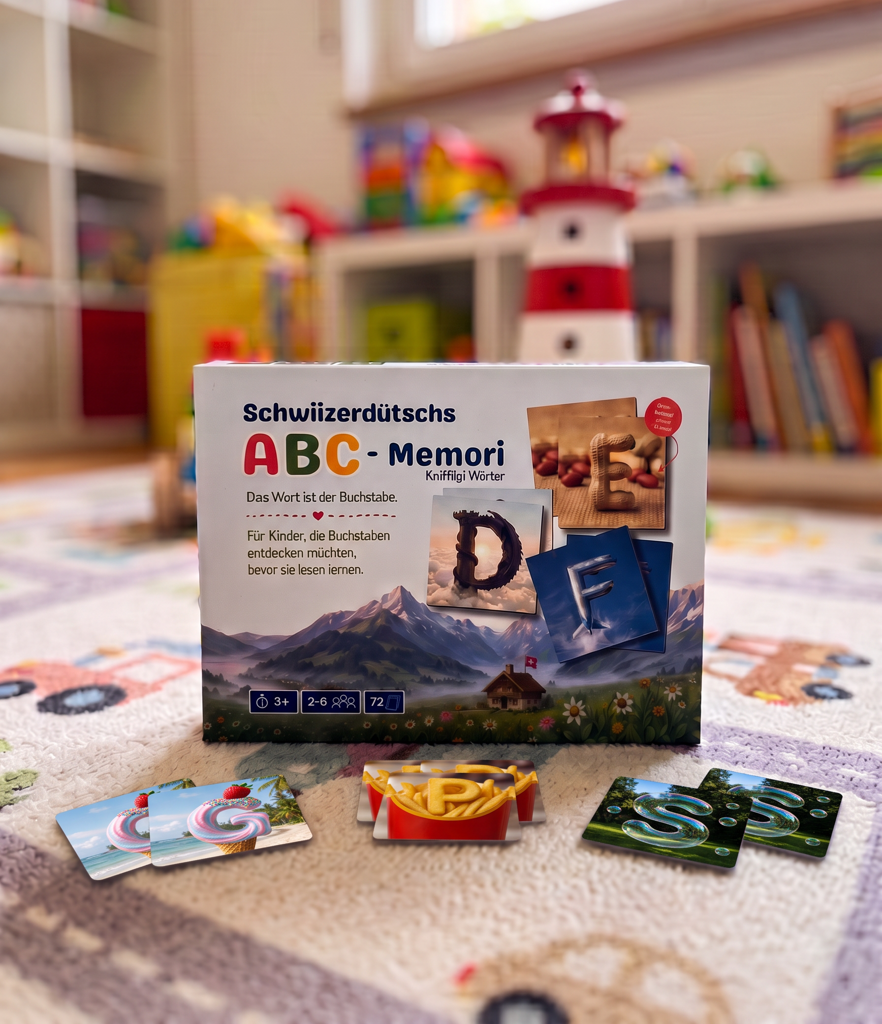 Schwiizerdütschs ABC-Memori Kniffligi Wörter